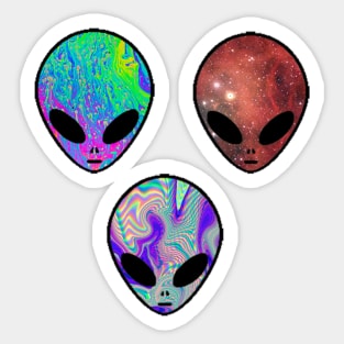 Alien Stickers Sticker